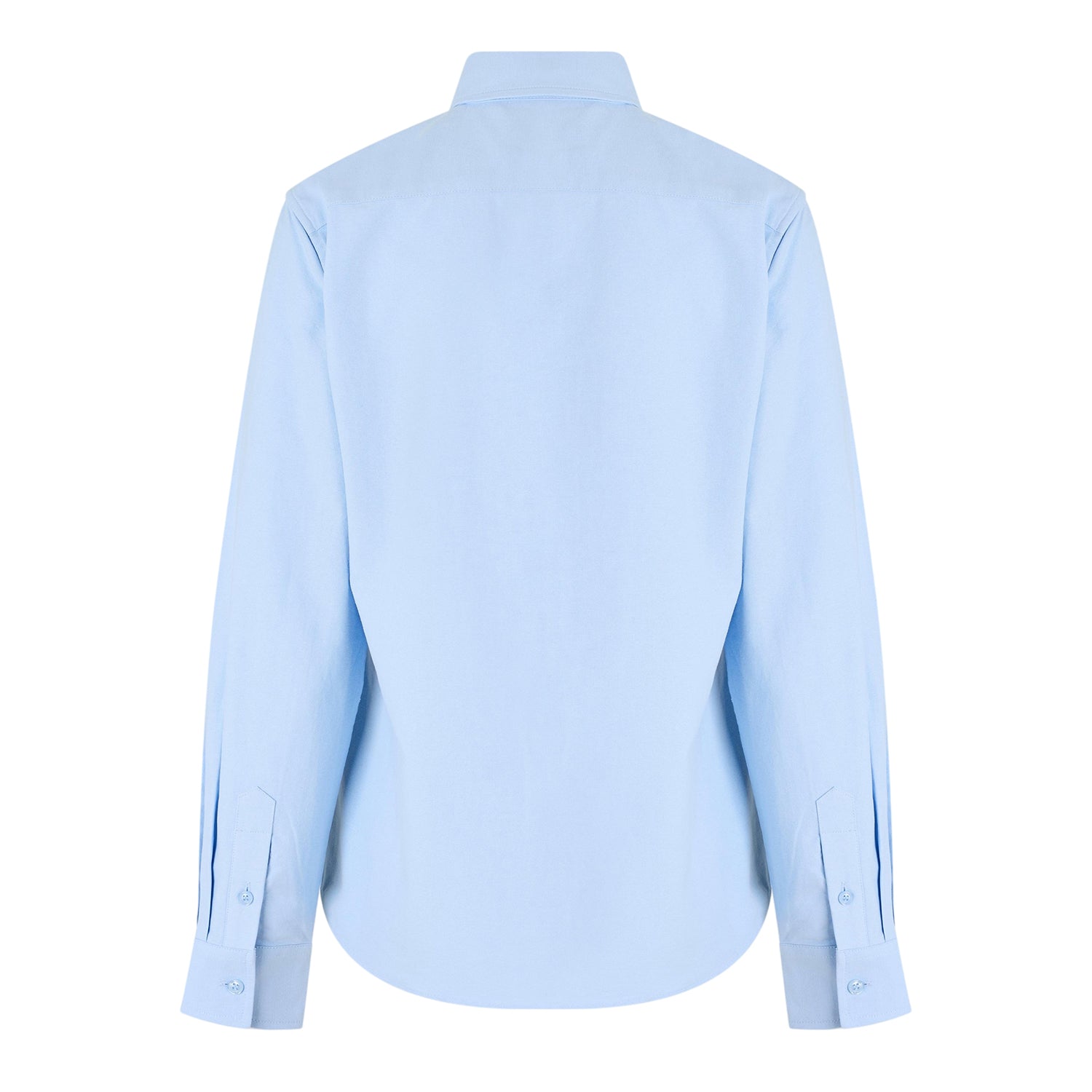 Brunnera Blue - Back - Jack Wills Womens-Ladies Classic Twill Long-Sleeved Shirt