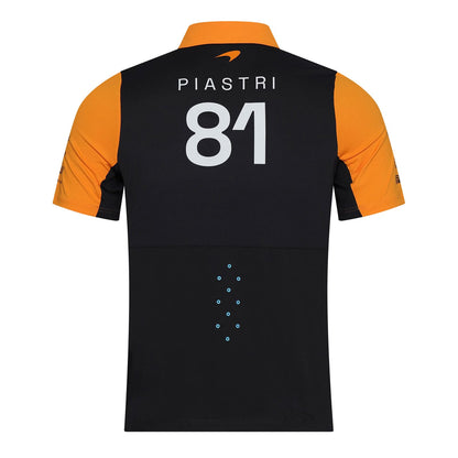 Phantom-Autumn Glory - Back - Castore Childrens-Kids Piastri McLaren F1 Regular Polo Shirt