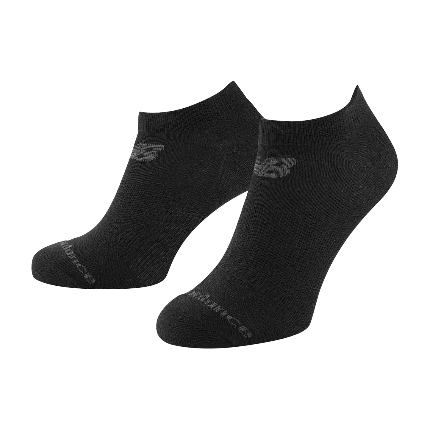 Black - Back - New Balance Unisex Adult Everyday No-Show Socks (Pack of 10)