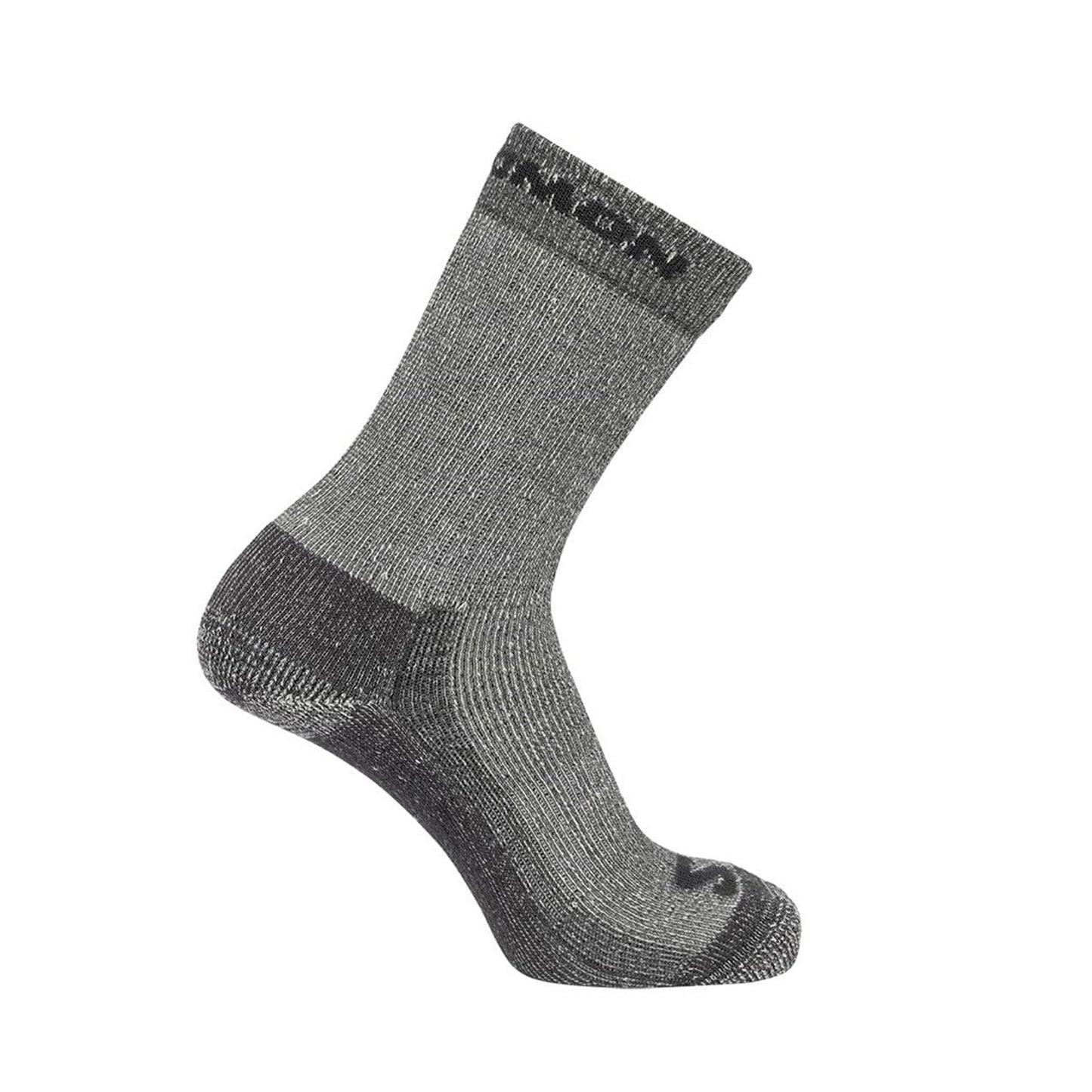 Grey - Back - Salomon Unisex Adult Merino Wool Crew Socks (Pack of 2)