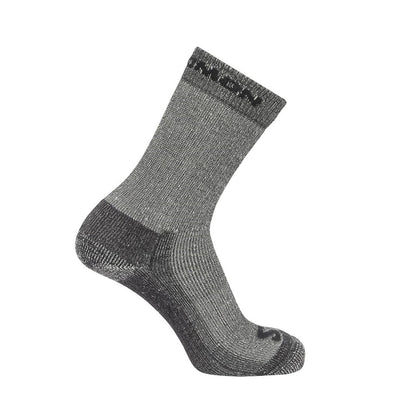 Grey - Back - Salomon Unisex Adult Merino Wool Crew Socks (Pack of 2)