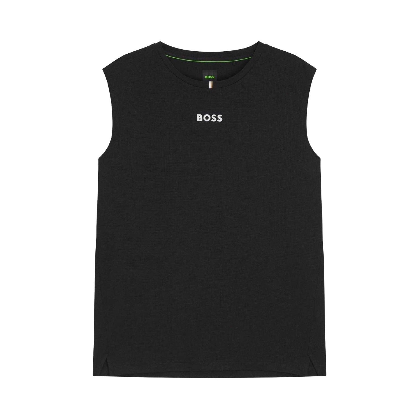 Black - Front - Boss Mens Active Quick Dry Tank Top