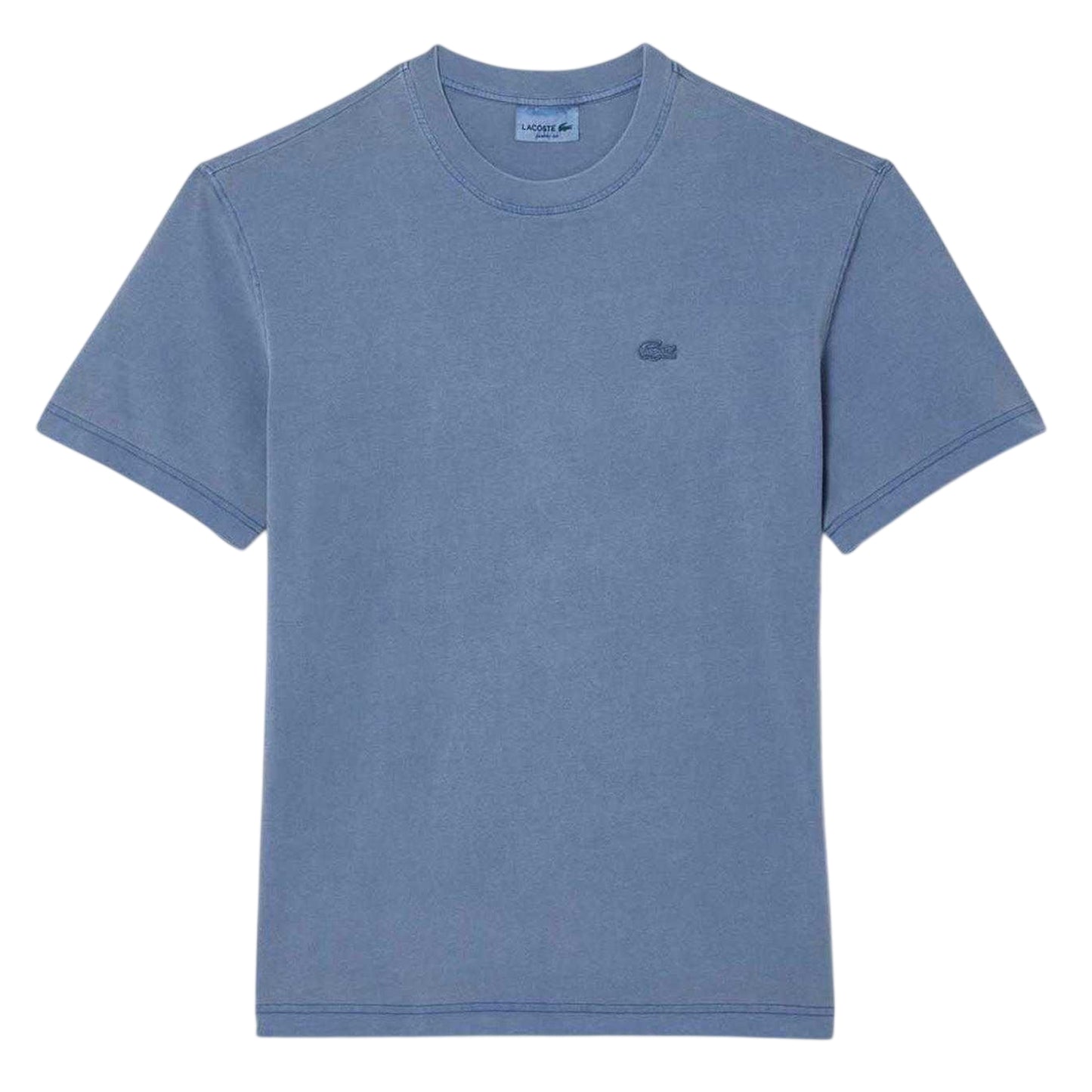Stone - Front - Lacoste Mens Dyed T-Shirt