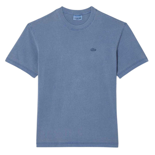 Stone - Front - Lacoste Mens Dyed T-Shirt