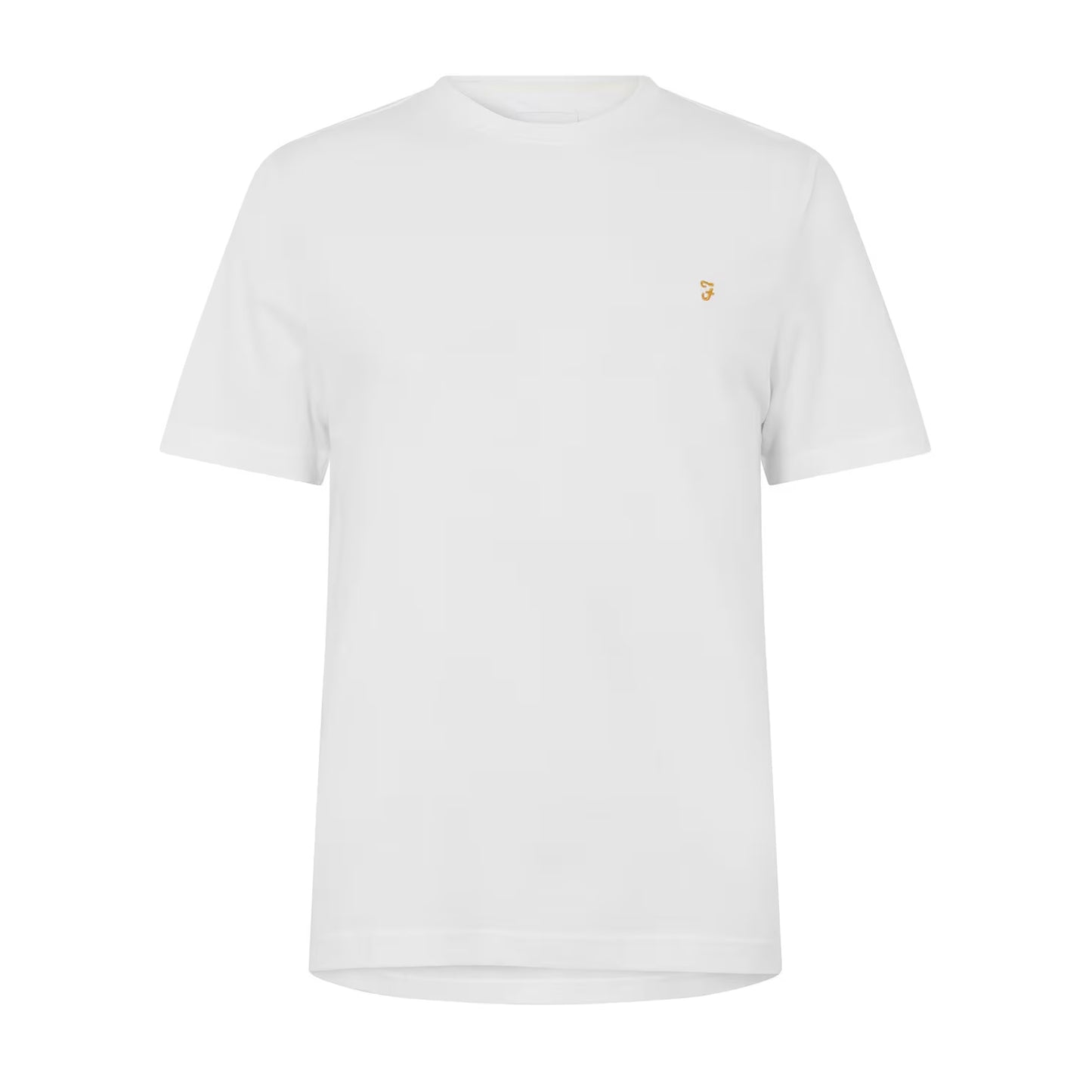 White - Front - Farah Mens Harrow Short-Sleeved T-Shirt