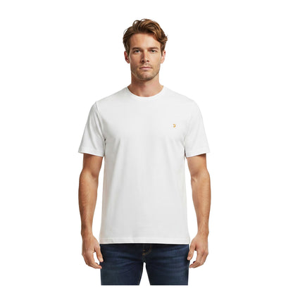 White - Lifestyle - Farah Mens Harrow Short-Sleeved T-Shirt