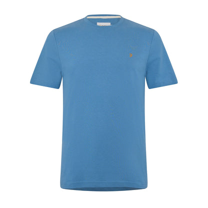 Blue - Front - Farah Mens Harrow Short-Sleeved T-Shirt