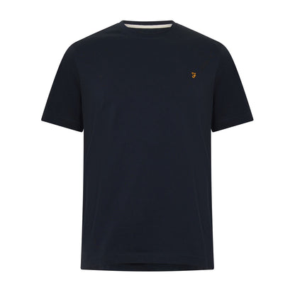 True Navy - Front - Farah Mens Harrow Short-Sleeved T-Shirt