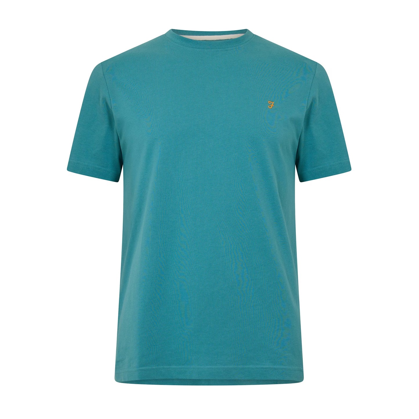Aqua Green - Front - Farah Mens Harrow Short-Sleeved T-Shirt