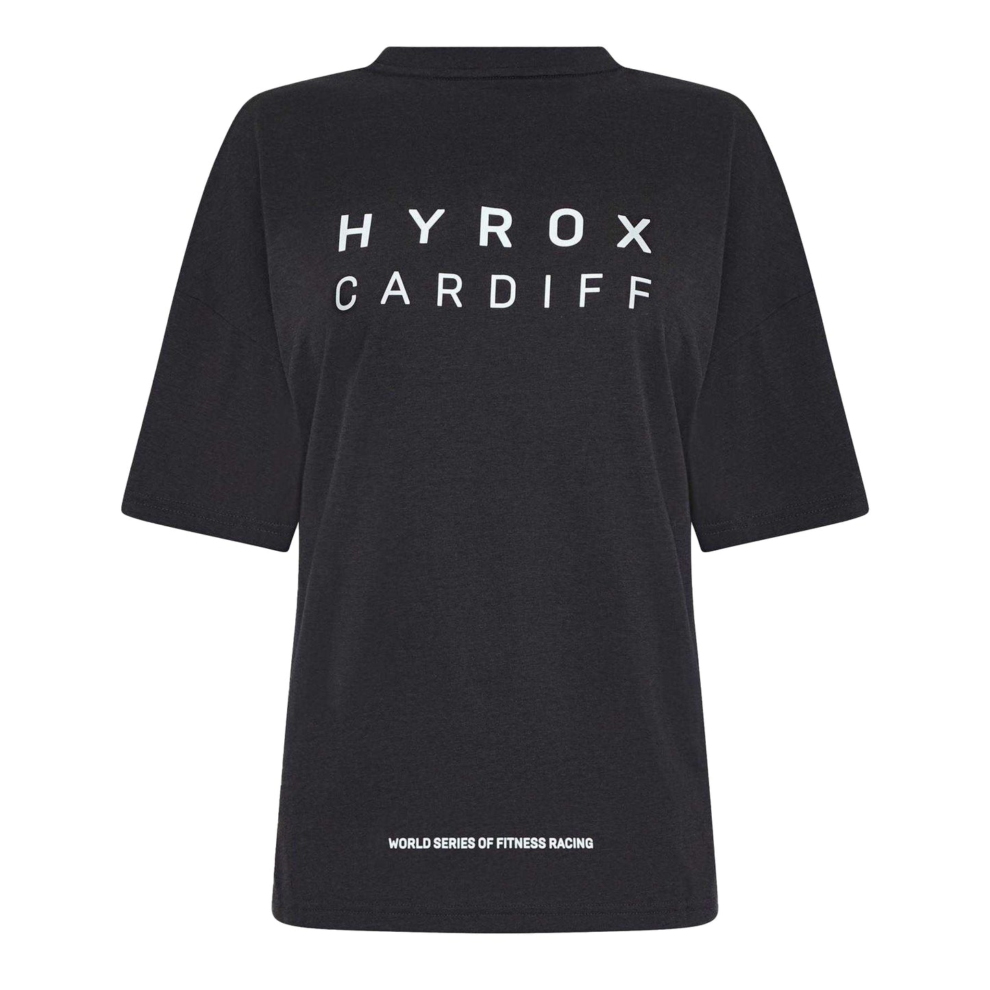 Dark Grey - Back - Puma Womens-Ladies Hyrox Logo Performance T-Shirt