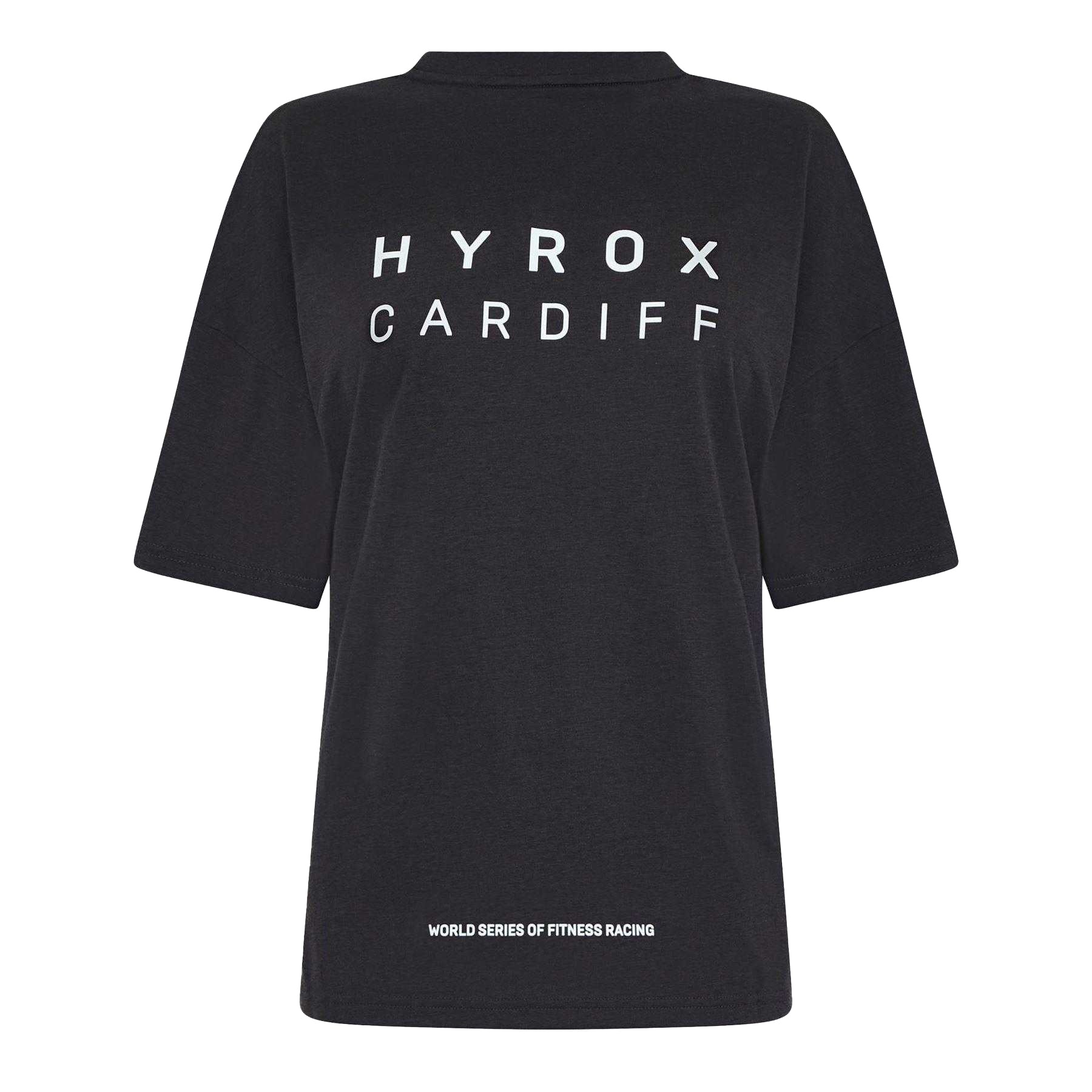 Dark Grey - Back - Puma Womens-Ladies Hyrox Logo Performance T-Shirt
