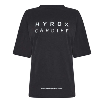 Dark Grey - Back - Puma Womens-Ladies Hyrox Logo Performance T-Shirt
