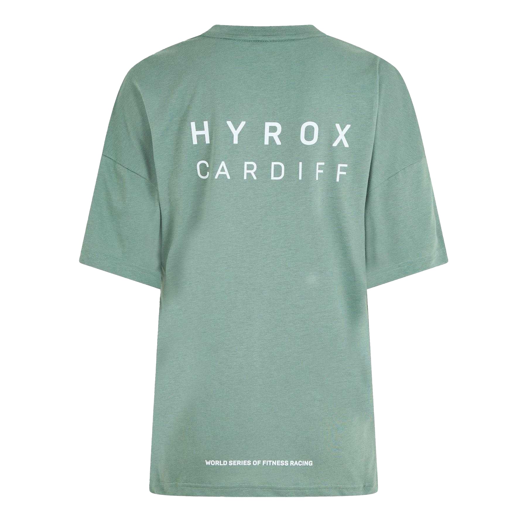 Eucalyptus - Back - Puma Womens-Ladies Hyrox Logo Performance T-Shirt
