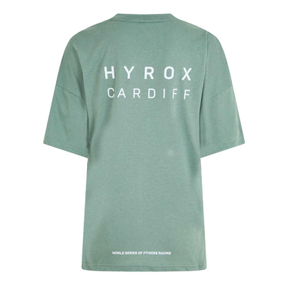 Eucalyptus - Back - Puma Womens-Ladies Hyrox Logo Performance T-Shirt