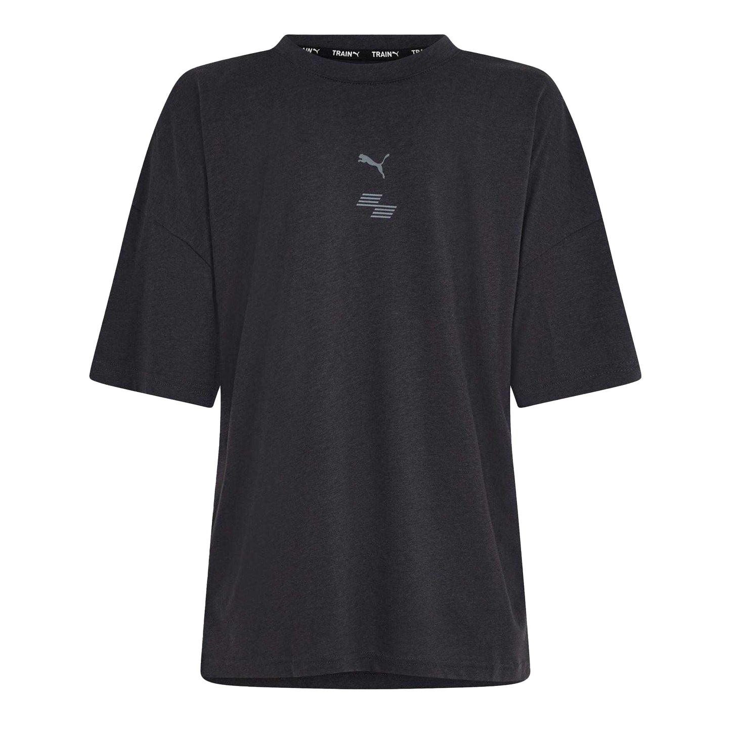 Dark Grey - Front - Puma Womens-Ladies Hyrox Logo Performance T-Shirt