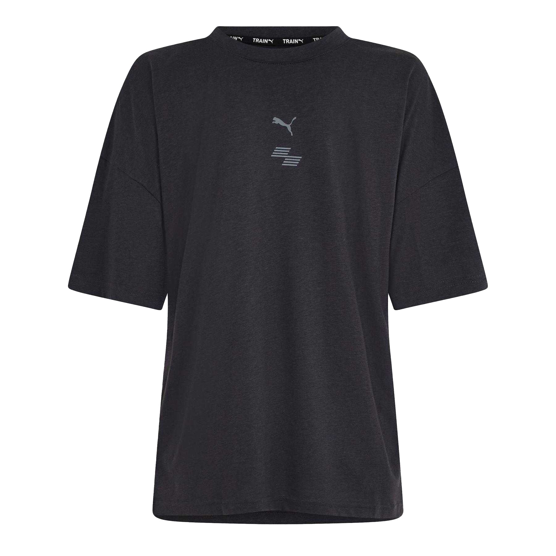 Dark Grey - Front - Puma Womens-Ladies Hyrox Logo Performance T-Shirt