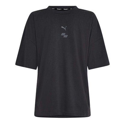 Dark Grey - Front - Puma Womens-Ladies Hyrox Logo Performance T-Shirt