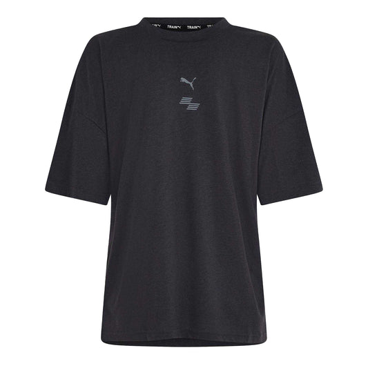 Dark Grey - Front - Puma Womens-Ladies Hyrox Logo Performance T-Shirt