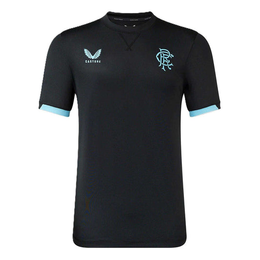 Peacoat Navy - Front - Castore Mens 2023-2024 Rangers FC Travel T-Shirt