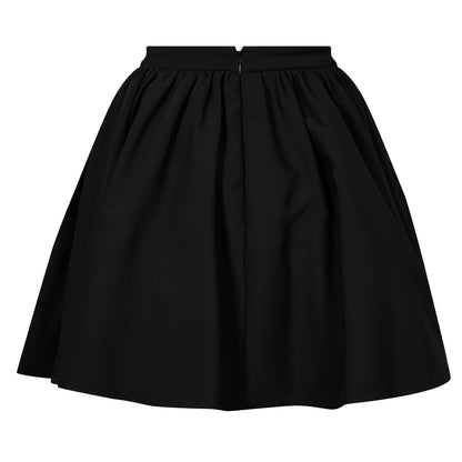 Black - Back - Muse Womens-Ladies Layered Mini Skirt