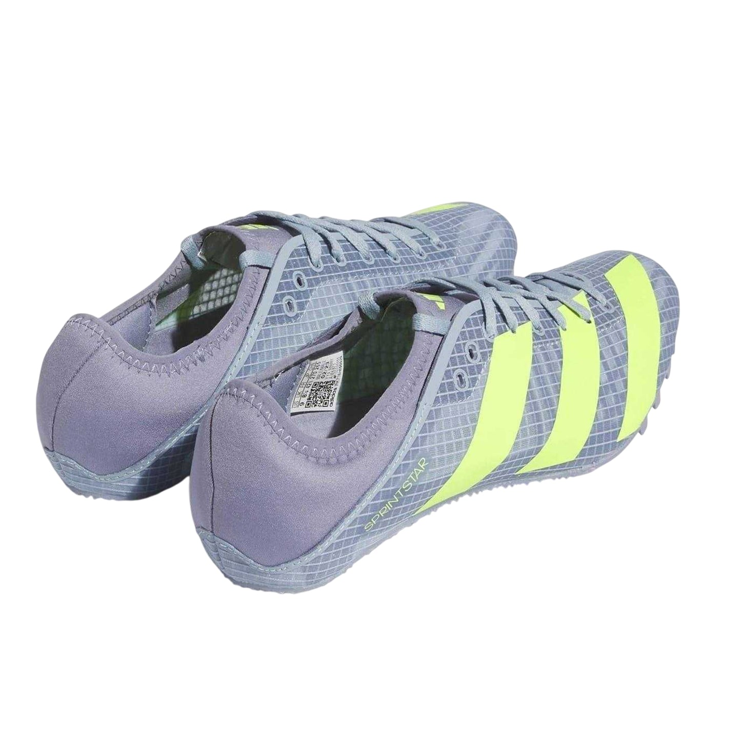 Blue - Back - Adidas Mens Sprintstar Track Running Athletic Shoe Spikes