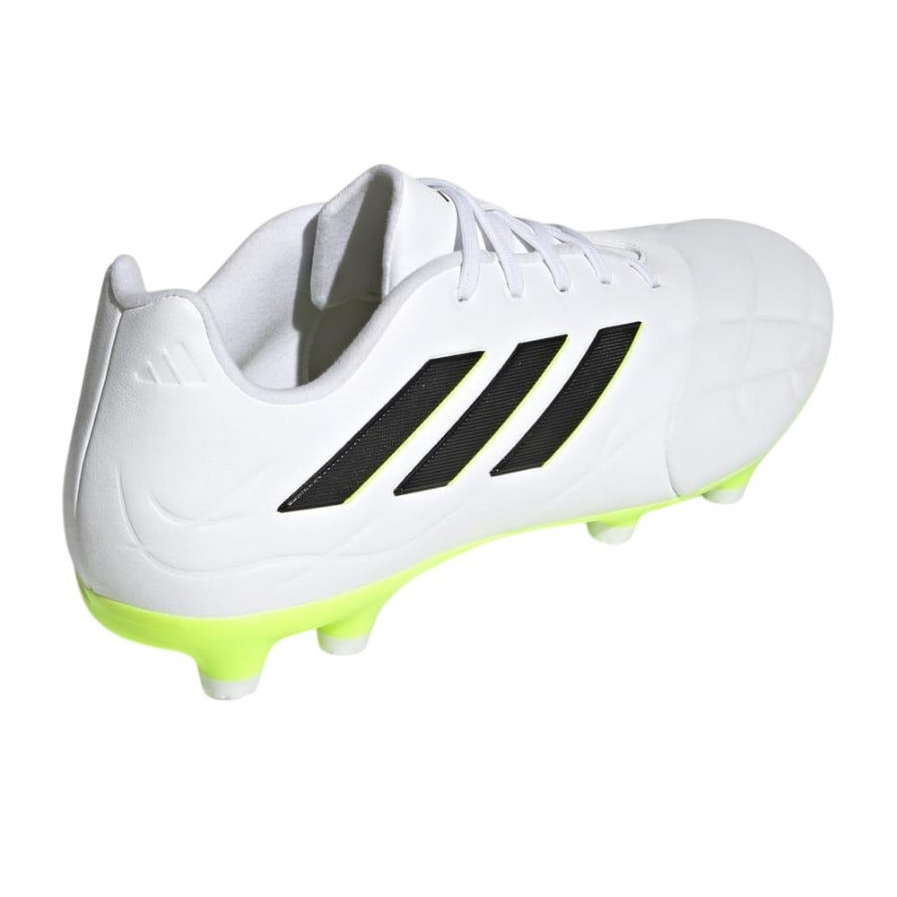 White - Back - Adidas Unisex Adult Copa Pure.3 Firm Ground Leather Football Boots