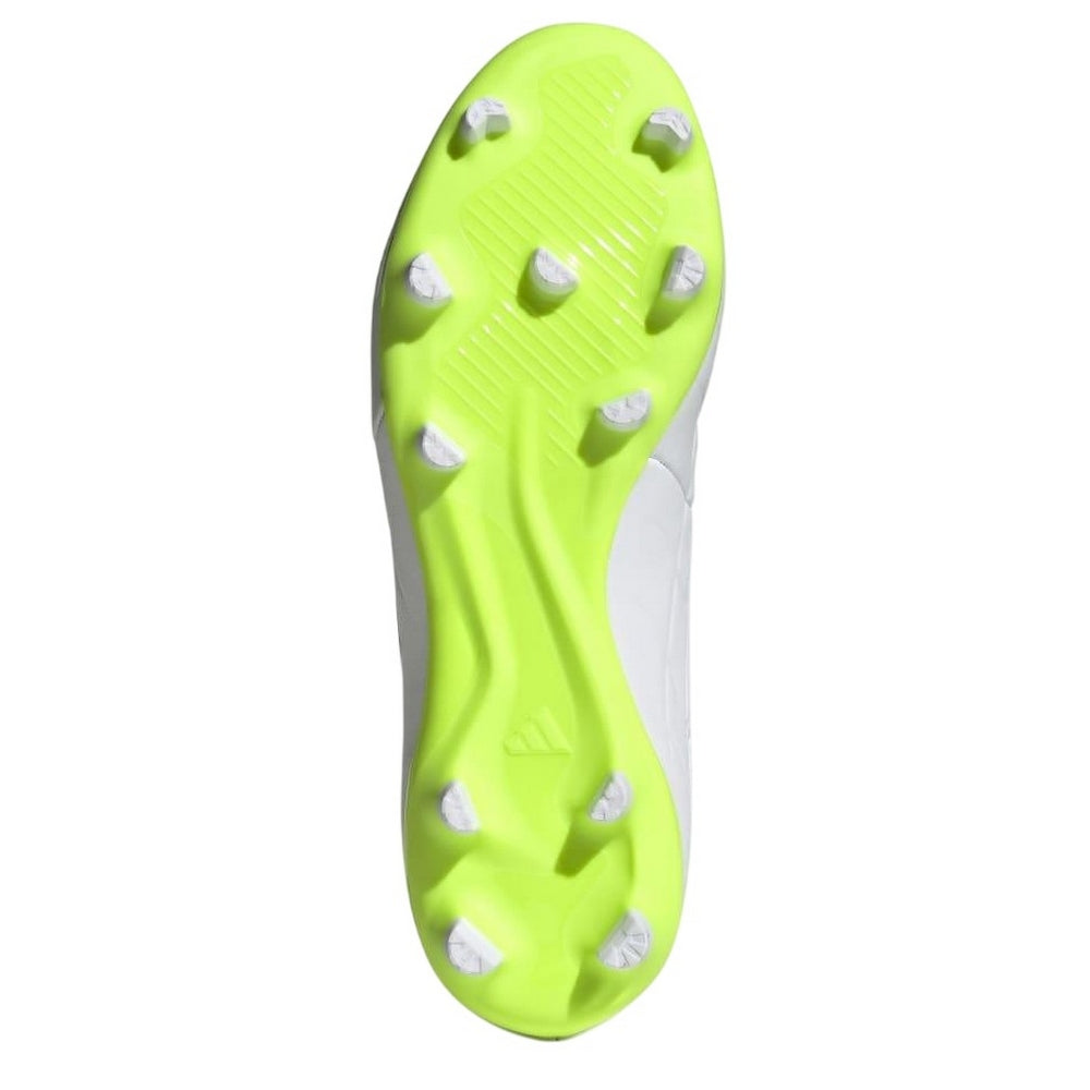 White - Side - Adidas Unisex Adult Copa Pure.3 Firm Ground Leather Football Boots