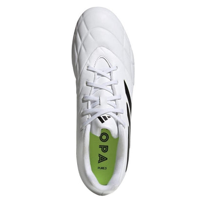 White - Lifestyle - Adidas Unisex Adult Copa Pure.3 Firm Ground Leather Football Boots