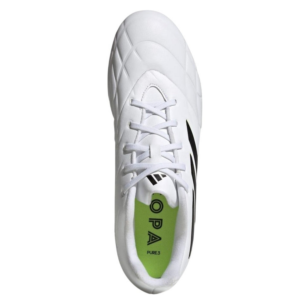 White - Lifestyle - Adidas Mens Copa Pure.3 Firm Ground Leather Football Boots