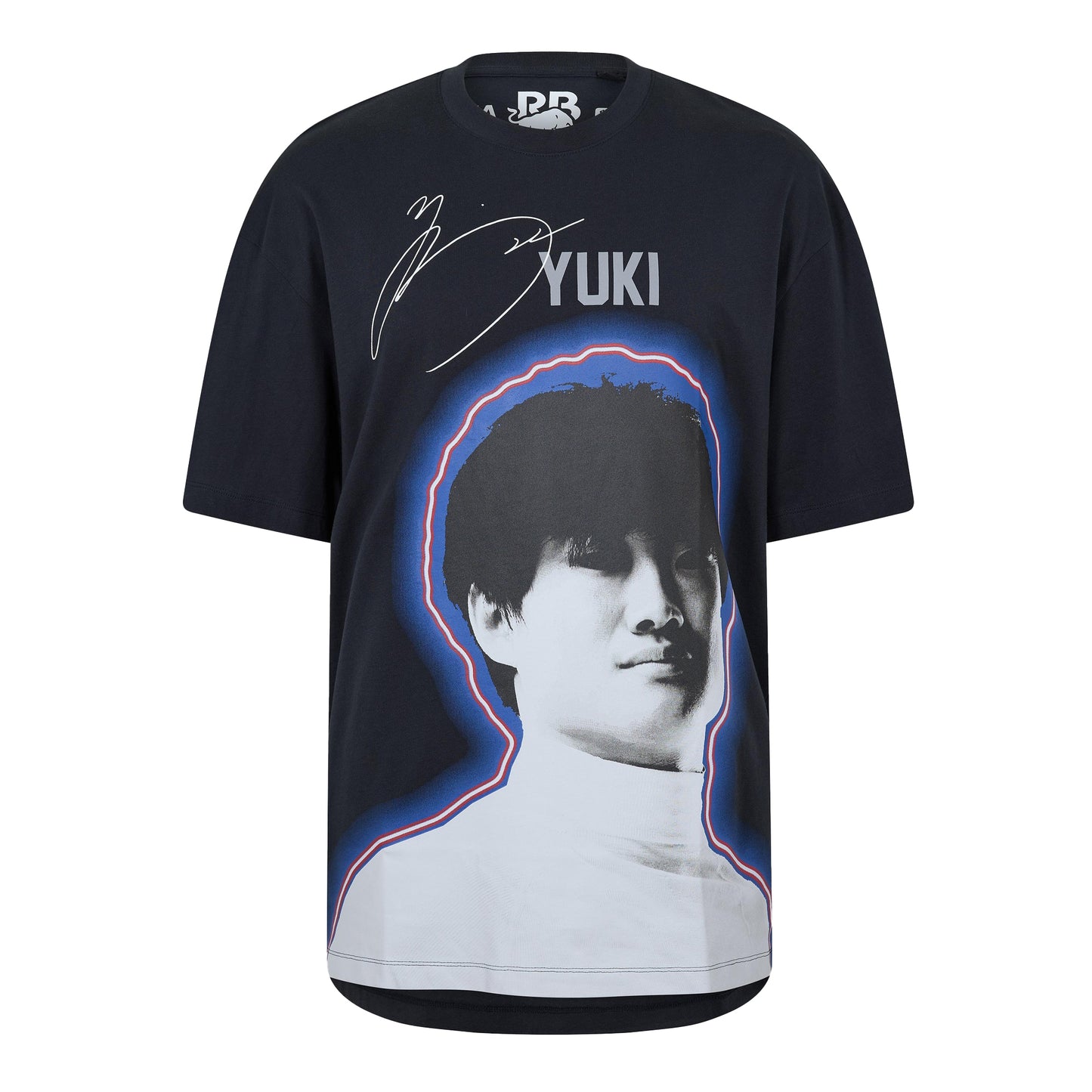 Black - Front - Hugo Mens Yuki Tsunoda Graphic Print T-Shirt