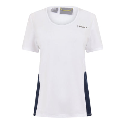 White-Black - Front - Head Womens-Ladies Technical T-Shirt