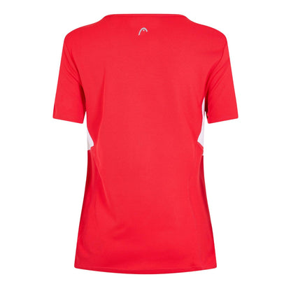Red - Back - Head Womens-Ladies Technical T-Shirt