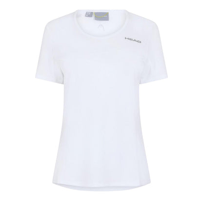 White - Front - Head Womens-Ladies Technical T-Shirt