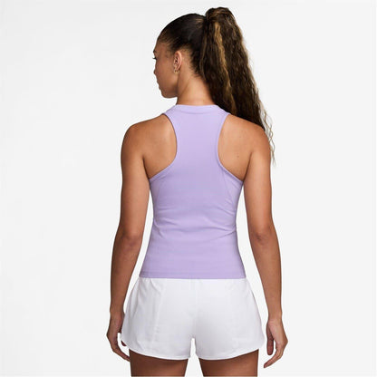 Hydrangea Purple - Back - Nike Womens-Ladies Court Advantage Vest Top