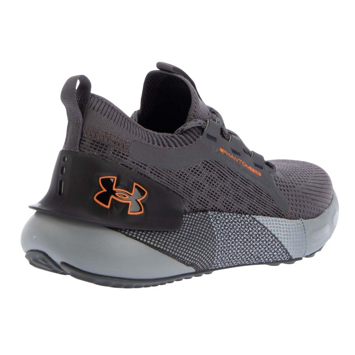 Grey - Back - Under Armour Mens Hovr Phantom 3 Running Shoes