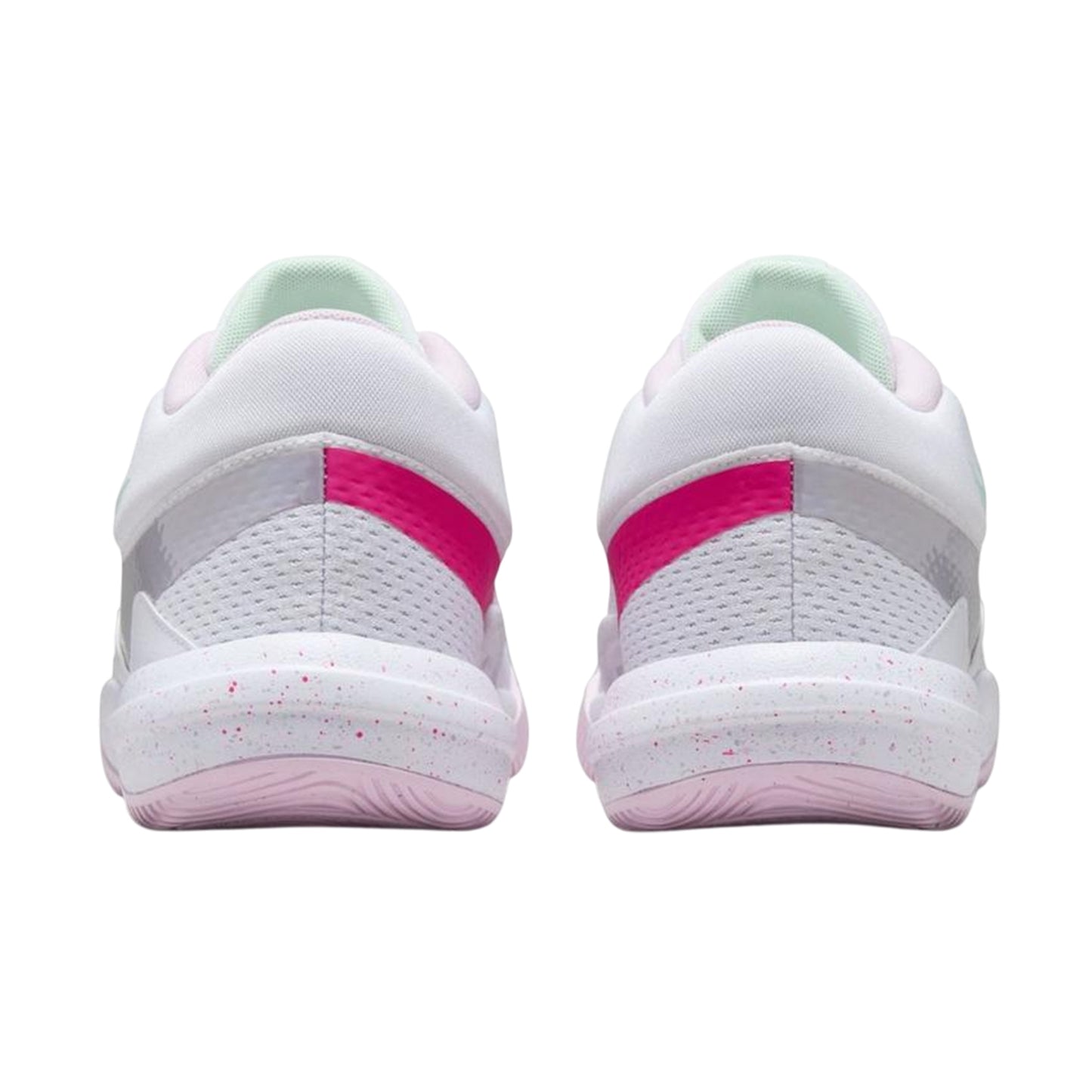 White-Pink - Back - Nike Mens Hyperquick Logo Trainers