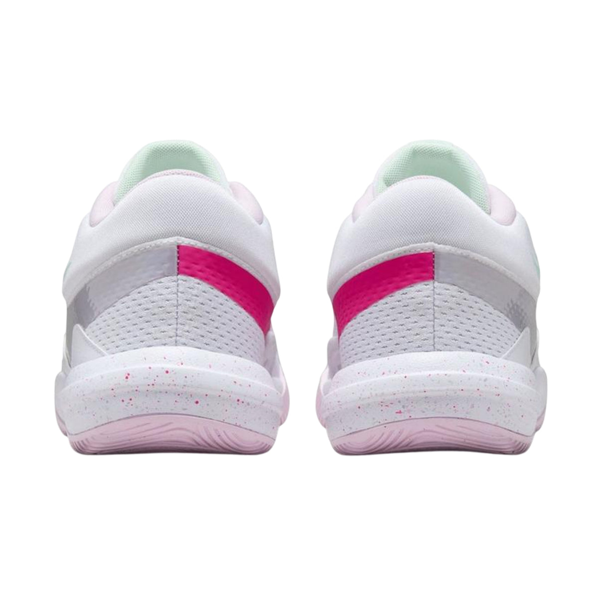 White-Pink - Back - Nike Mens Hyperquick Logo Trainers
