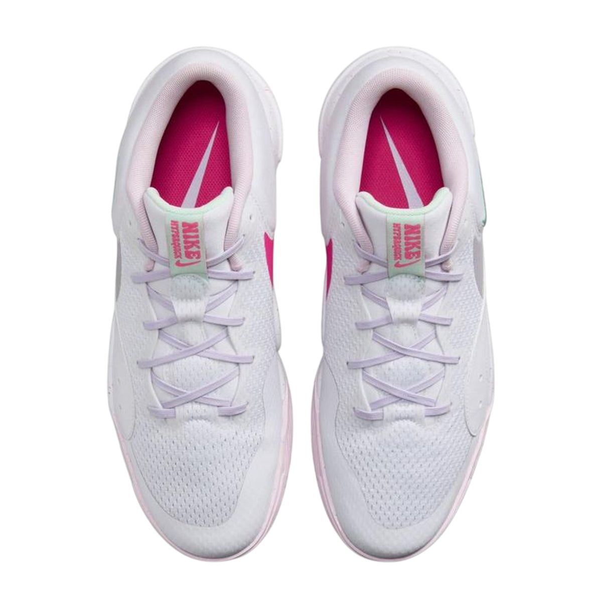 White-Pink - Lifestyle - Nike Mens Hyperquick Logo Trainers