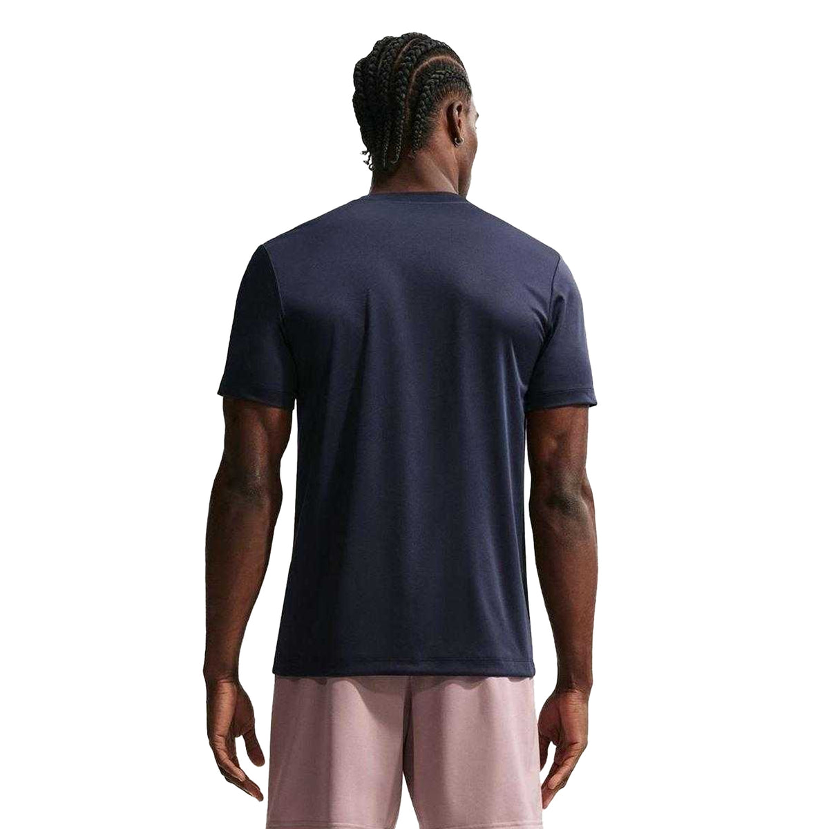 Navy - Back - Nike Mens Swoosh Flex Performance T-Shirt