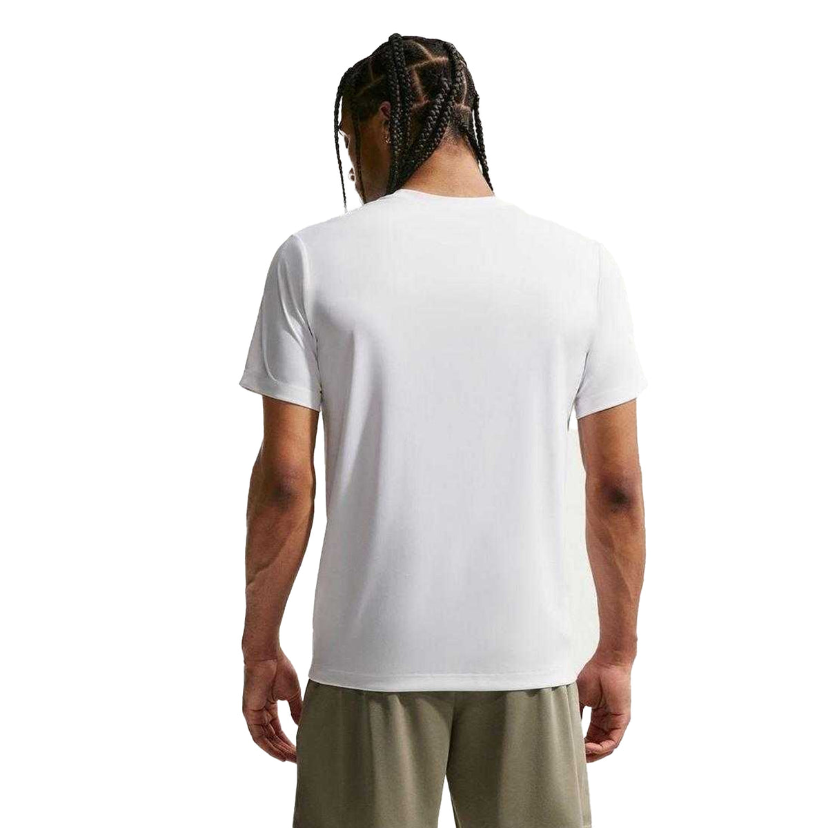 White - Back - Nike Mens Swoosh Flex Performance T-Shirt