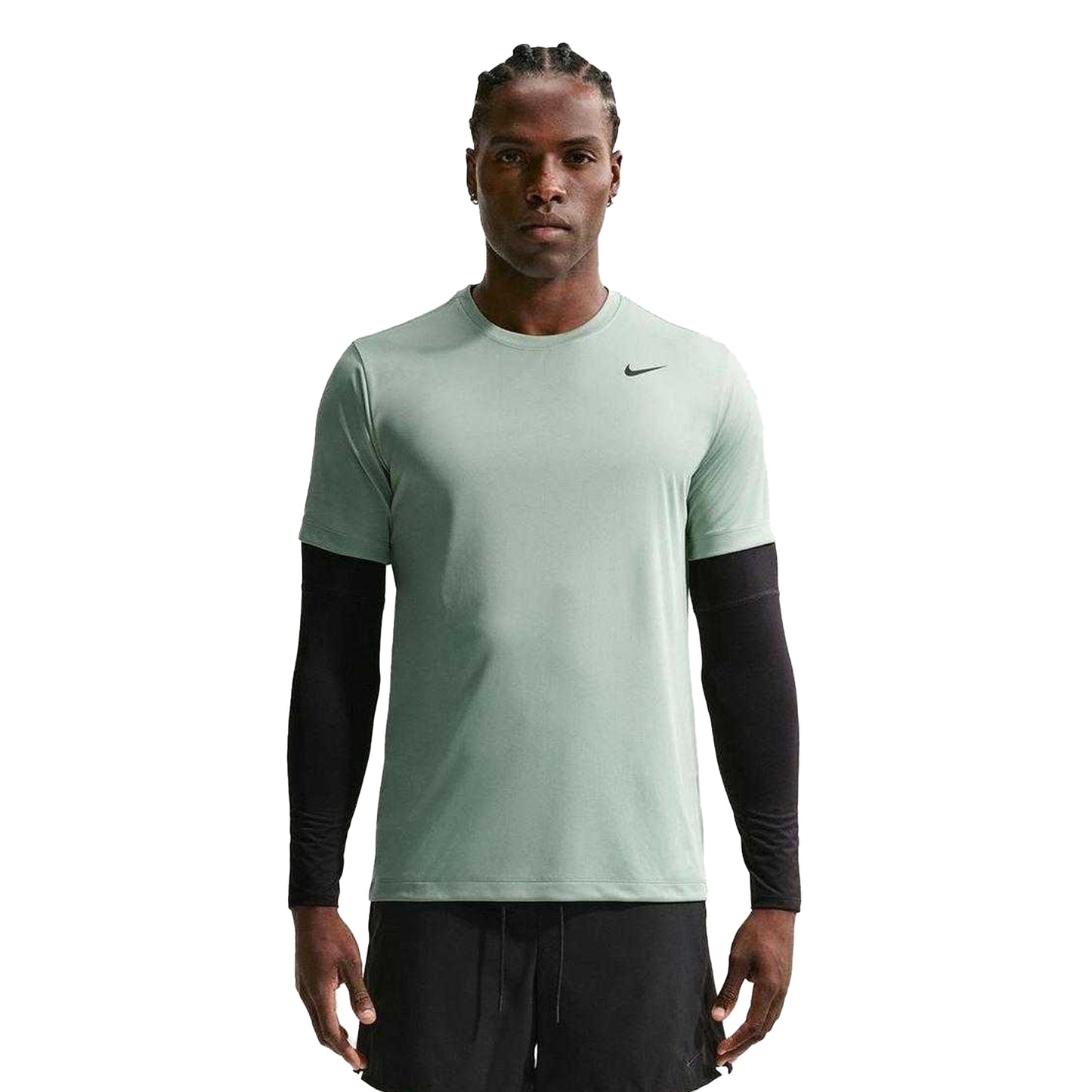 Green - Front - Nike Mens Swoosh Flex Performance T-Shirt