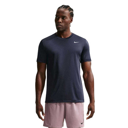 Navy - Front - Nike Mens Swoosh Flex Performance T-Shirt