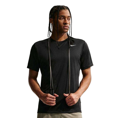 Black - Front - Nike Mens Swoosh Flex Performance T-Shirt