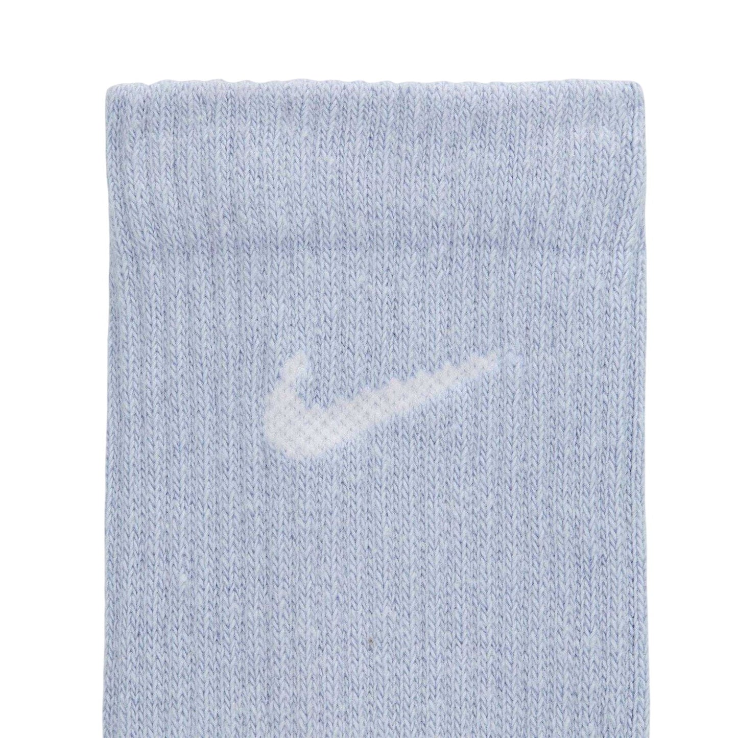 Ghost-Blue - Side - Nike Mens Cotton Blend Crew Socks (Pack of 3)