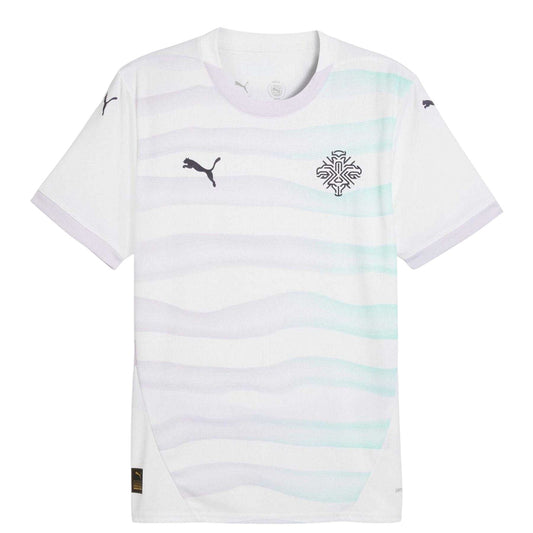 White-Navy - Front - Puma Unisex Adult 2025 Iceland Away Shirt