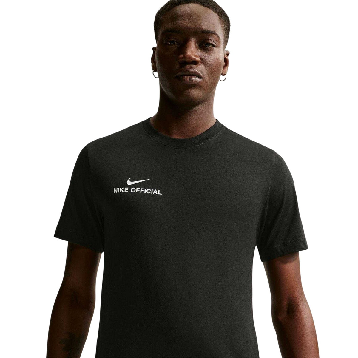 Black - Lifestyle - Nike Mens Sportswear Swoosh T-Shirt