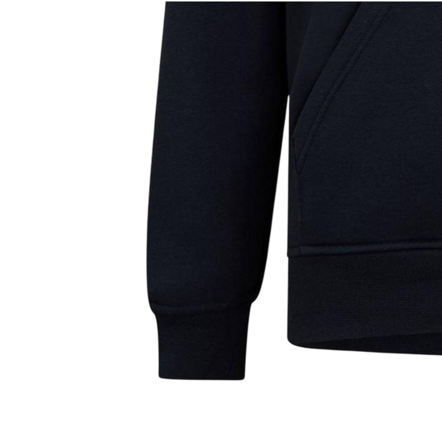 Black - Side - Nike Childrens-Kids Air Jordan Jumpman Fleece Hoodie