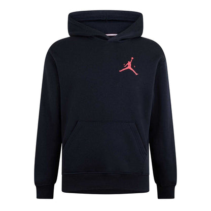 Black - Front - Nike Childrens-Kids Air Jordan Jumpman Fleece Hoodie