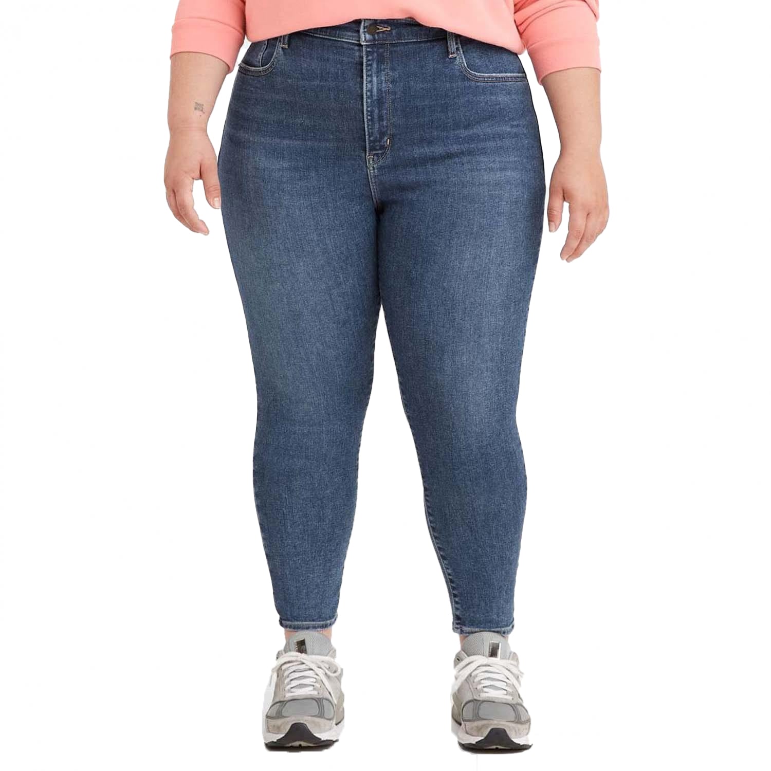 Denim - Side - Levis Womens-Ladies Mile High Plus Jeans