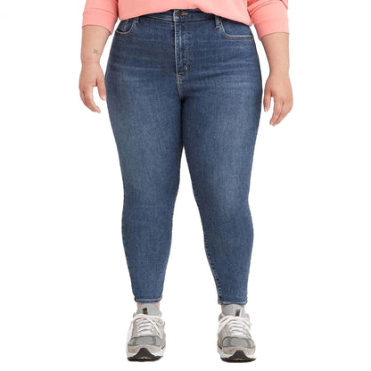 Denim - Side - Levis Womens-Ladies Mile High Plus Jeans